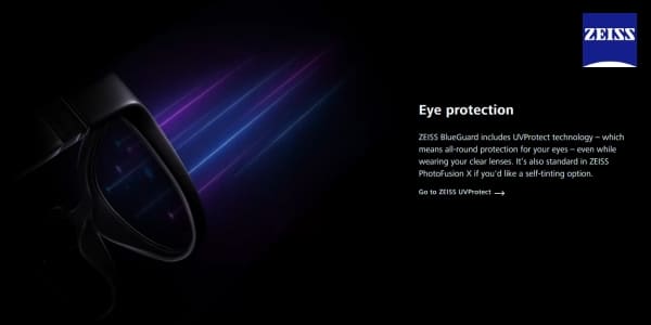 แว่นกรองแสง เลนส์กรองแสงสีฟ้า Zeiss BlueGuard