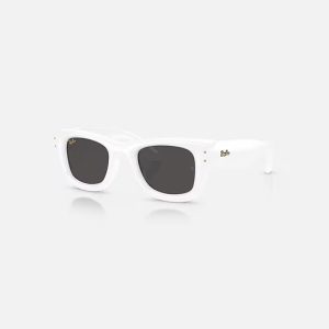 RB4940 671/87 Wayfarer Puffer (White)